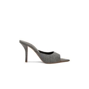 Gia Borghini X 'Pernille Teisbaek' Blue Denim Pointed Mule Size 8.5